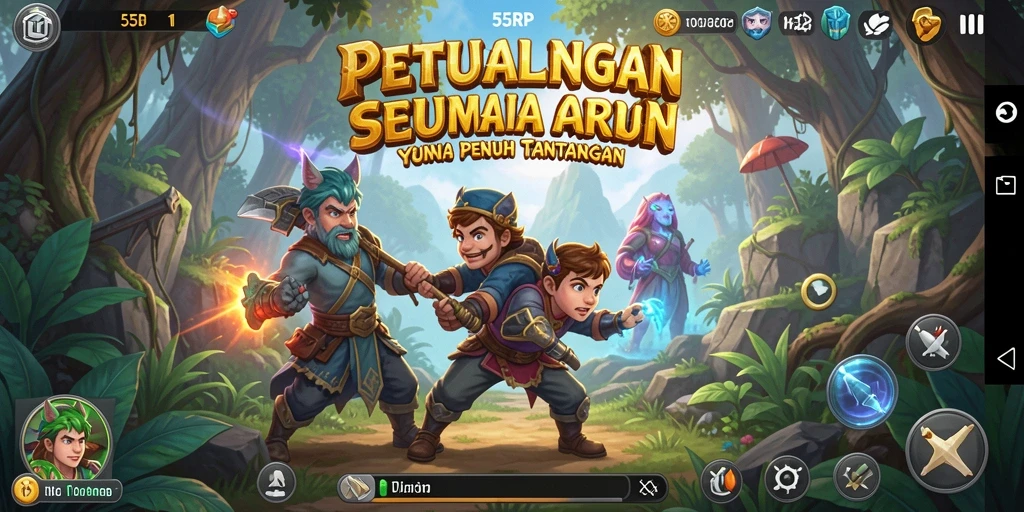 Gameplay seru petualangan di 55RP dengan grafik yang menawan.