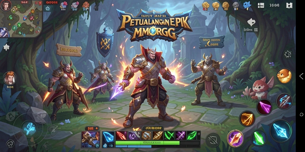 Tampilan gameplay 6CF dengan aksi seru dalam petualangan MMORPG.