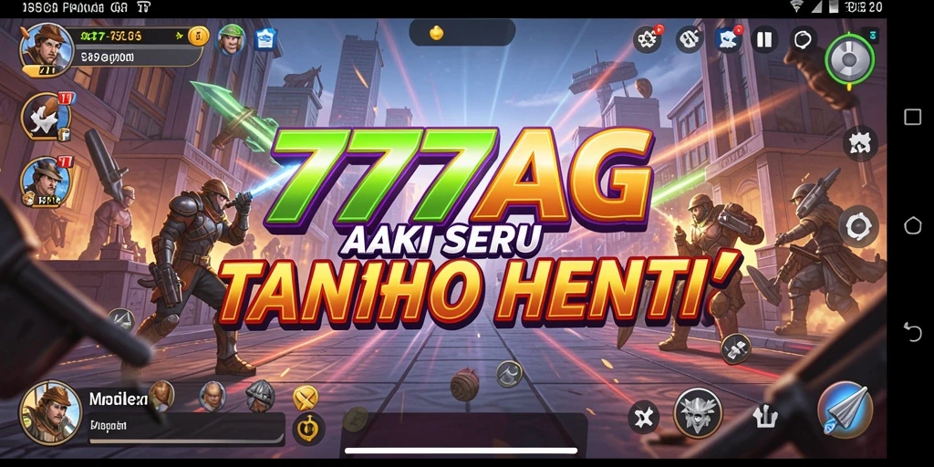 Screenshot gameplay 777AG menampilkan aksi mendebarkan saat bertarung.