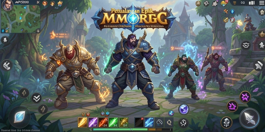 Gameplay API5000 yang mendebarkan di dunia MMORPG.