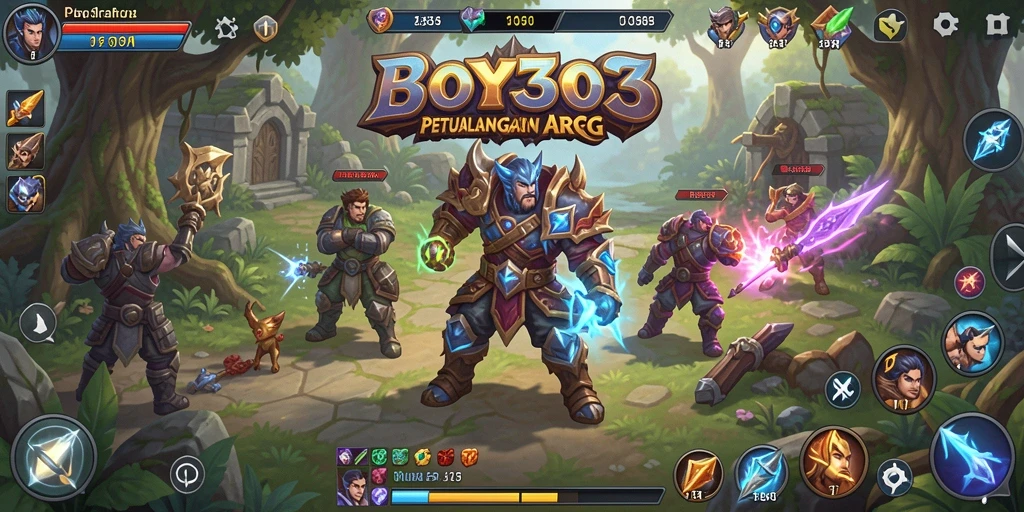 Tampilan seru dalam pertempuran ARPG BOY303.