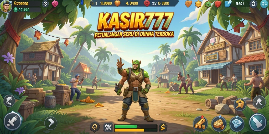 Gameplay KASIR777 menampilkan petualangan seru di dunia terbuka.