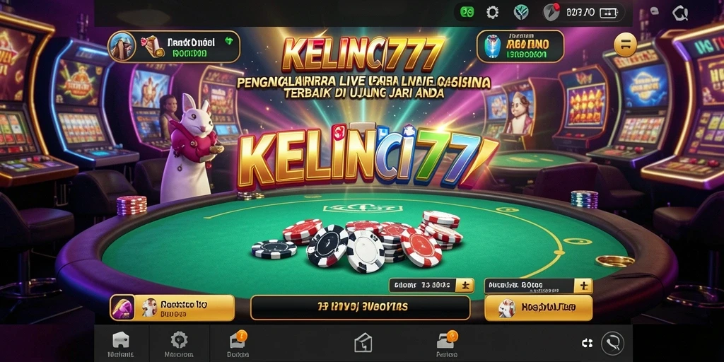 Tampilan gameplay KELINCI777 dengan dealer langsung yang menarik.