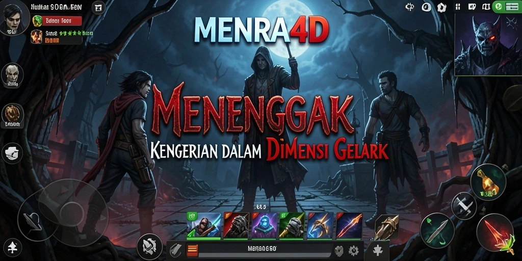 Gameplay menakutkan dengan suasana gelap menantang dalam MENARA4D.