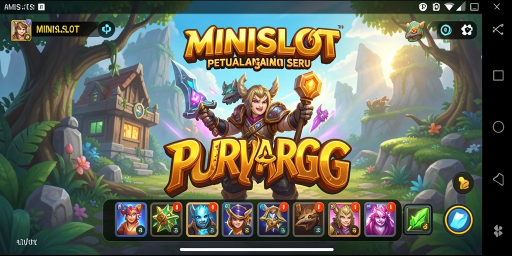 Tampilan gameplay menarik dari MINISLOT dengan karakter yang beraksi.