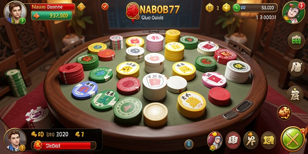 Screenshot gameplay QiuQiu NABOB77 yang menarik.