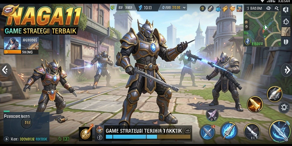 Tampilan gameplay NAGA11 yang mendebarkan dalam pertempuran strategi.
