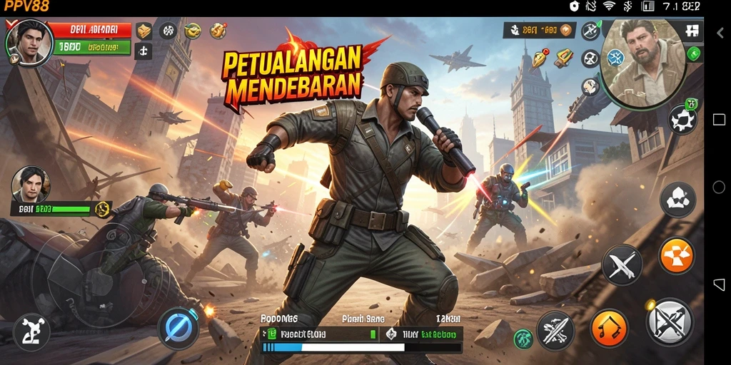 Tampilan gameplay PPV88 yang menegangkan dan penuh aksi.