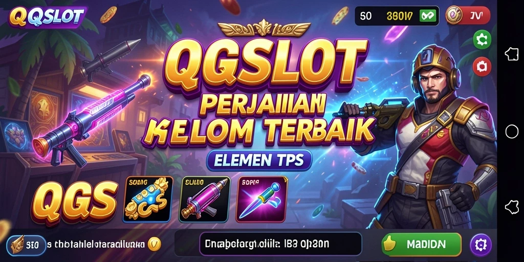 Tangkapan layar gameplay menampilkan aksi mendebarkan dalam QQSLOT.