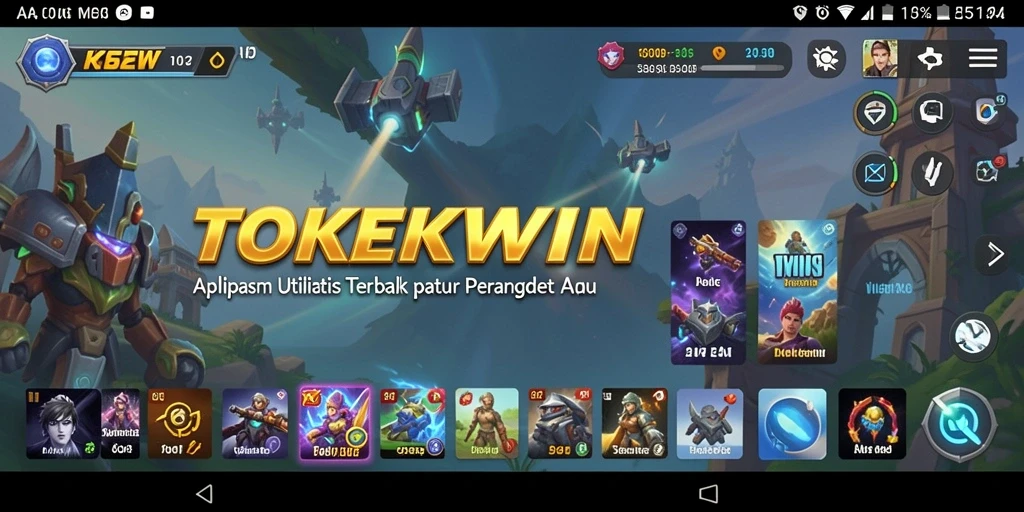 Screenshot utama TOKEKWIN menampilkan antarmuka pemantauan sistem yang informatif.